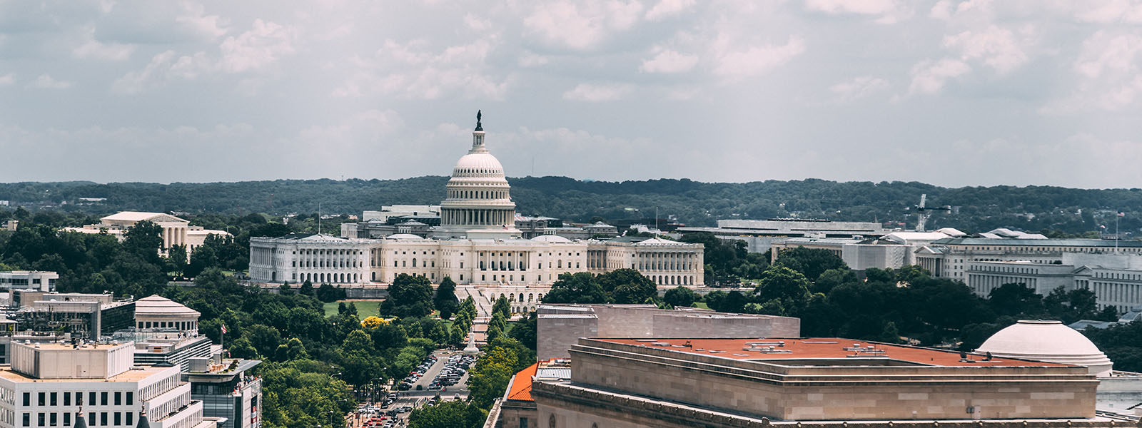 A view of the US Congress building