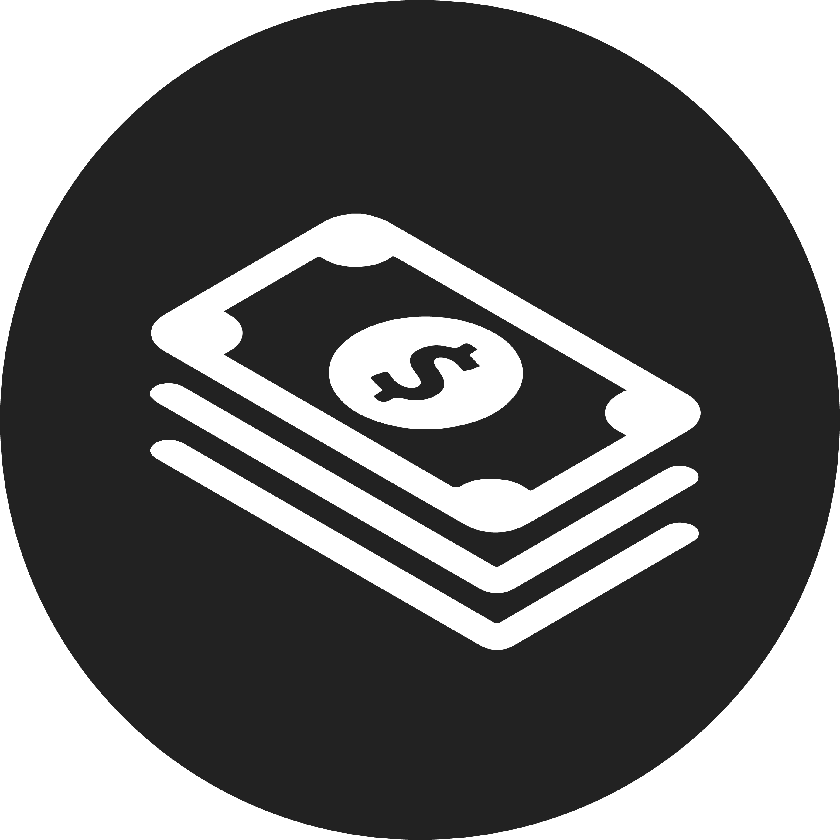 icon depicting a stack of money