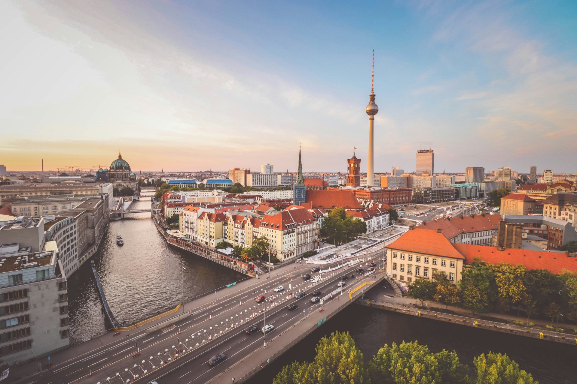 A view of Berlin from the river